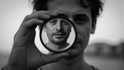 AI-generated film still from Me-Me exploring identity and unlived destinies in Milan